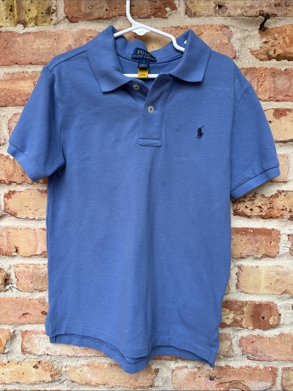 Polo by Ralph Lauren Boys Short-Sleeve Polo in Periwinkle Blue